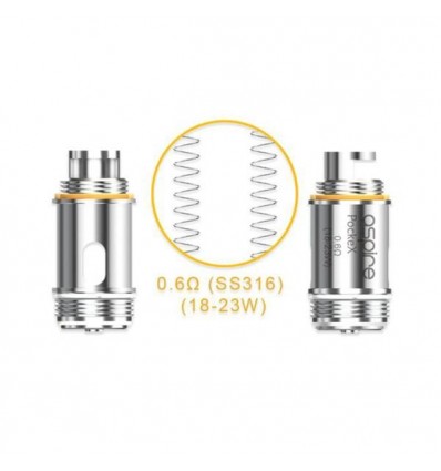Pack 5 résistances PockeX Aspire