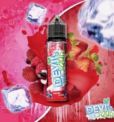 Fraise Litchi ICE Devil Squiz - 50ml