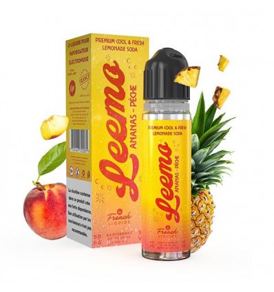 Ananas Pêche Leemo Le French Liquide - 50ml + 10ml