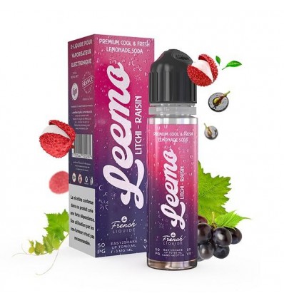 Litchi Raisin Leemo Le French Liquide - 50ml + 10ml
