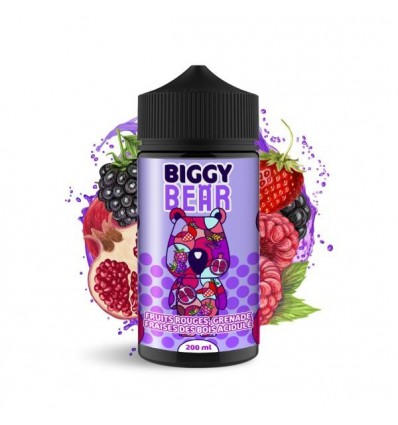 Fruits rouges Grenade Fraise des bois Biggy Bear - 200ml