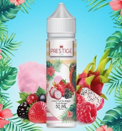 Cotton Candy, Fruit du dragon, Fruits rouges Prestige Fruits - 50ml