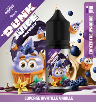 Concentré Cupcake Myrtille Vanille Dunk Juice Factory - 30ml