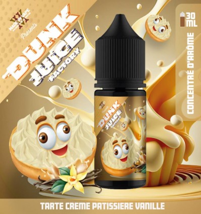 Tarte Crème Pâtissière Vanille Dunk Juice Factory Concentrate - 30ml