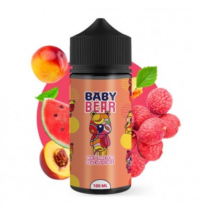 Watermelon Peach Lychee Baby Bear - 100ml