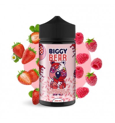 Grenadine Framboise Fraise Biggy Bear - 200ml