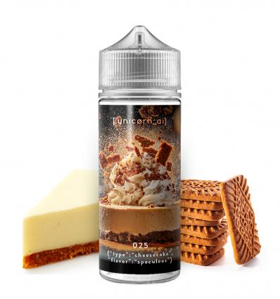 025 type: cheesecake, flavor: speculoos [.unıcørn_aı] - 100ml