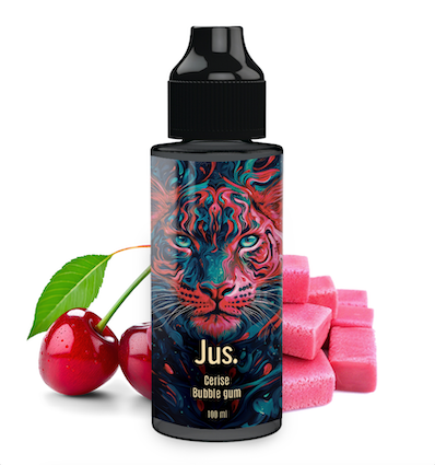 Cerise Bubble Gum Jus. - 100ml