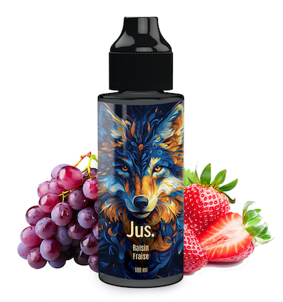 Raisin Fraise Jus. - 100ml