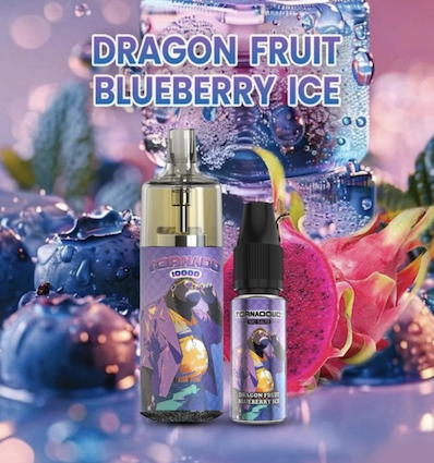 Puff Tornado 10000 Dragon Fruit Blueberry Ice