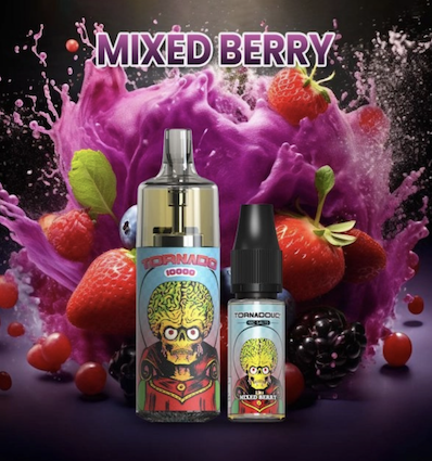 Puff Tornado 10000 Mixed Berry