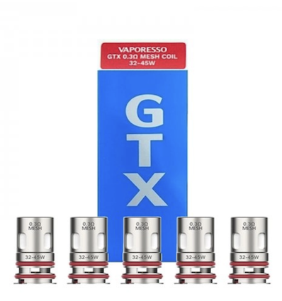 GTX - Vaporesso - Verdampferköpfe (5er-Pack)